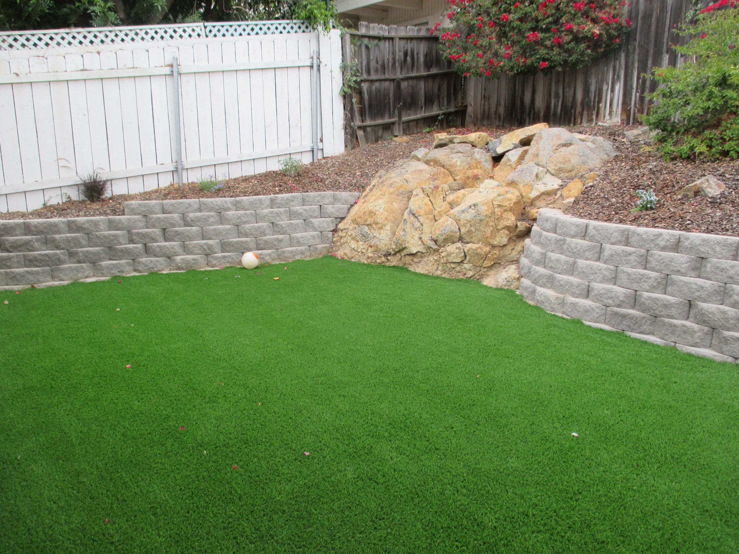 Artificial turf installation in San Diego, CA