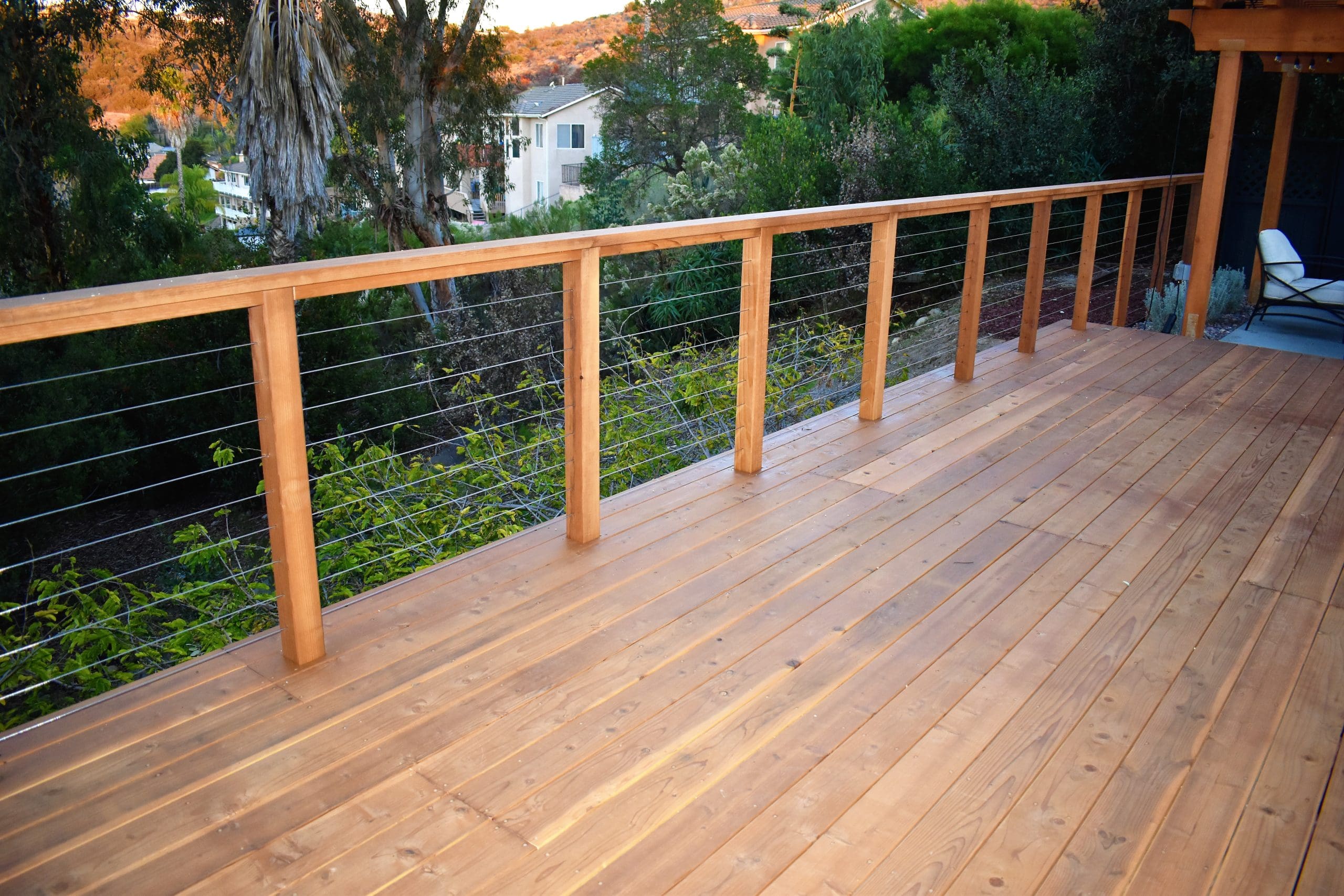 Custom deck construction in San Diego, CA