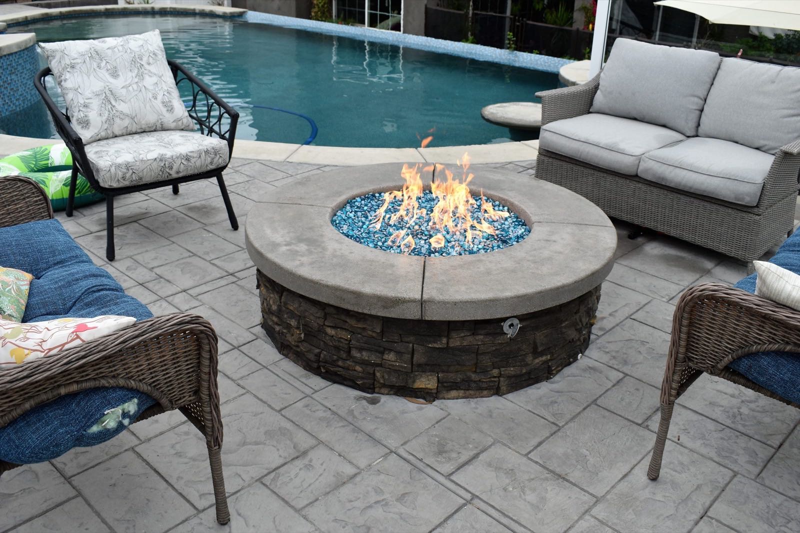 Fire Pits & Fireplaces — Fire Features project in San Diego, CA