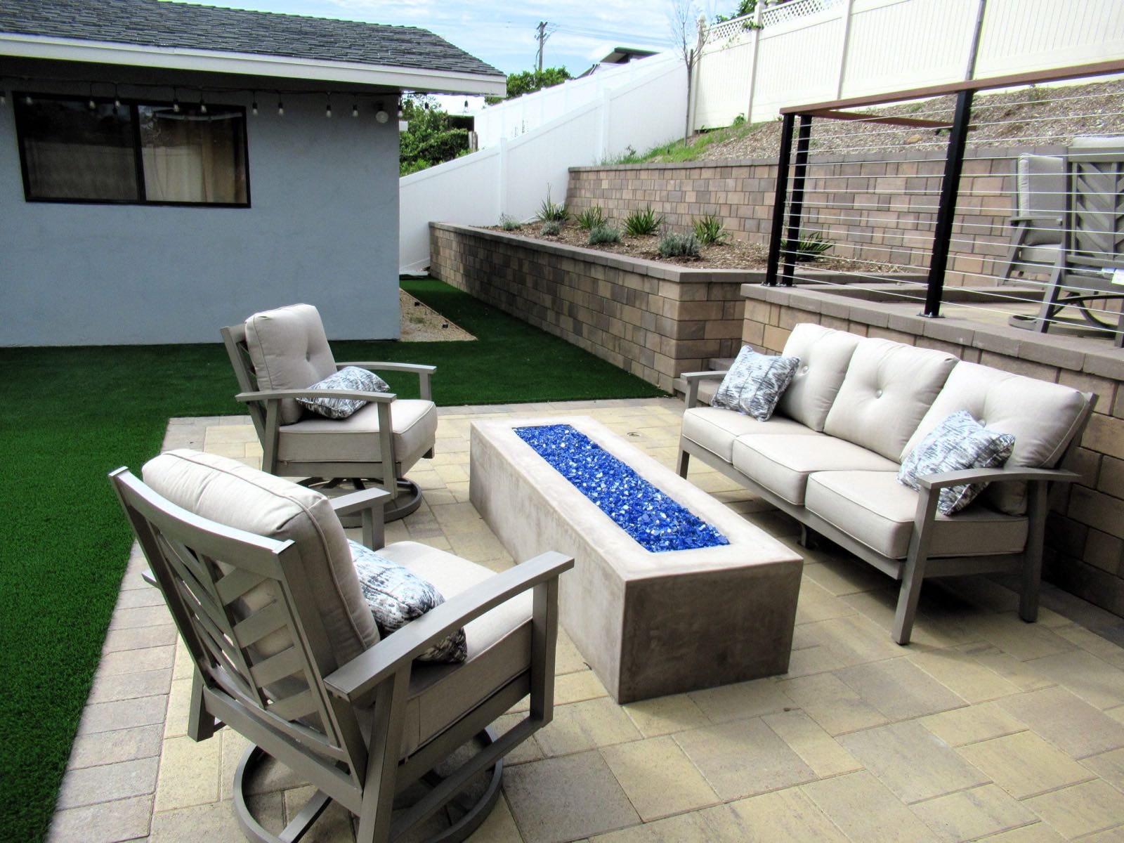 Fire Pits & Fireplaces — Fire Features project in San Diego, CA