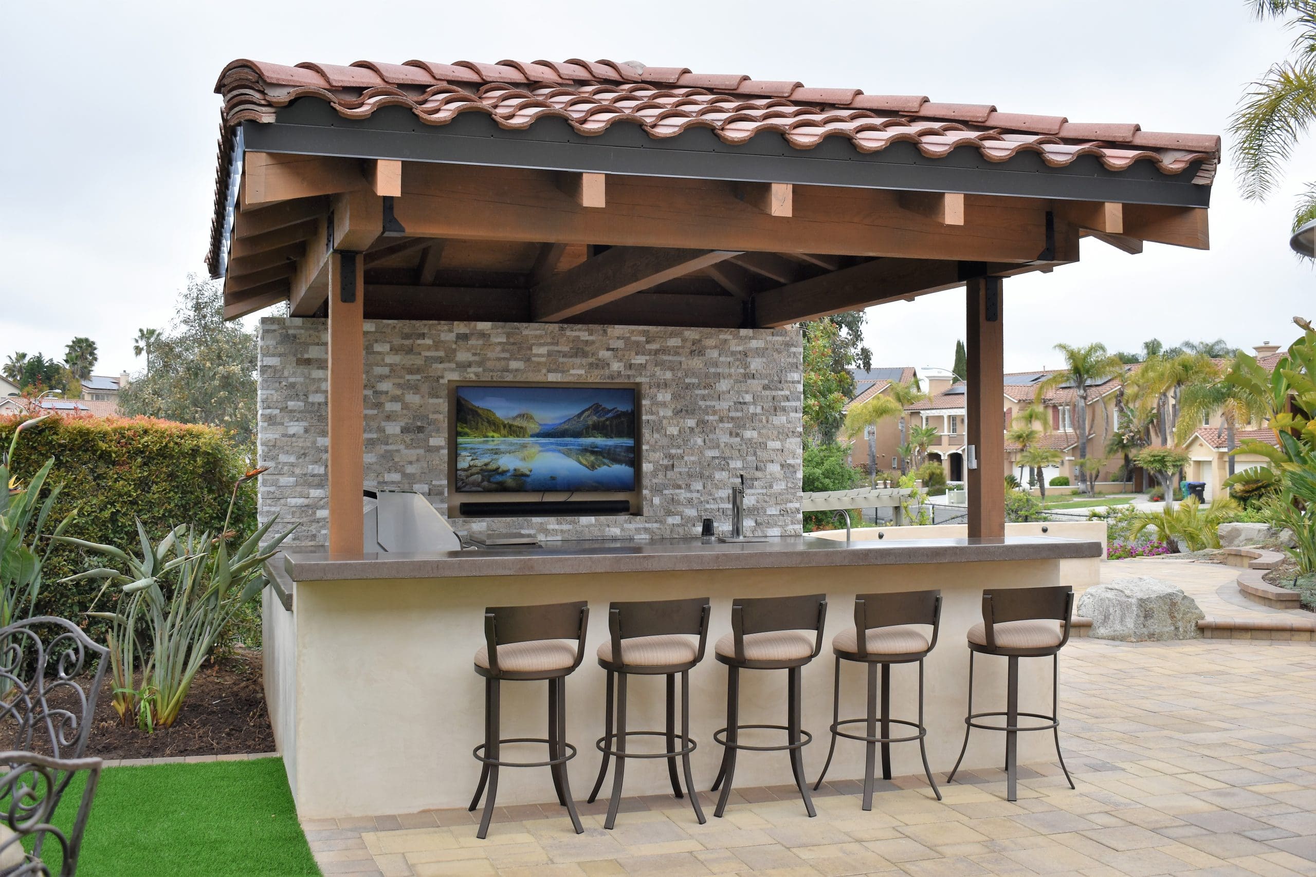 Water Features & Waterfalls — Backyards project in San Diego, CA