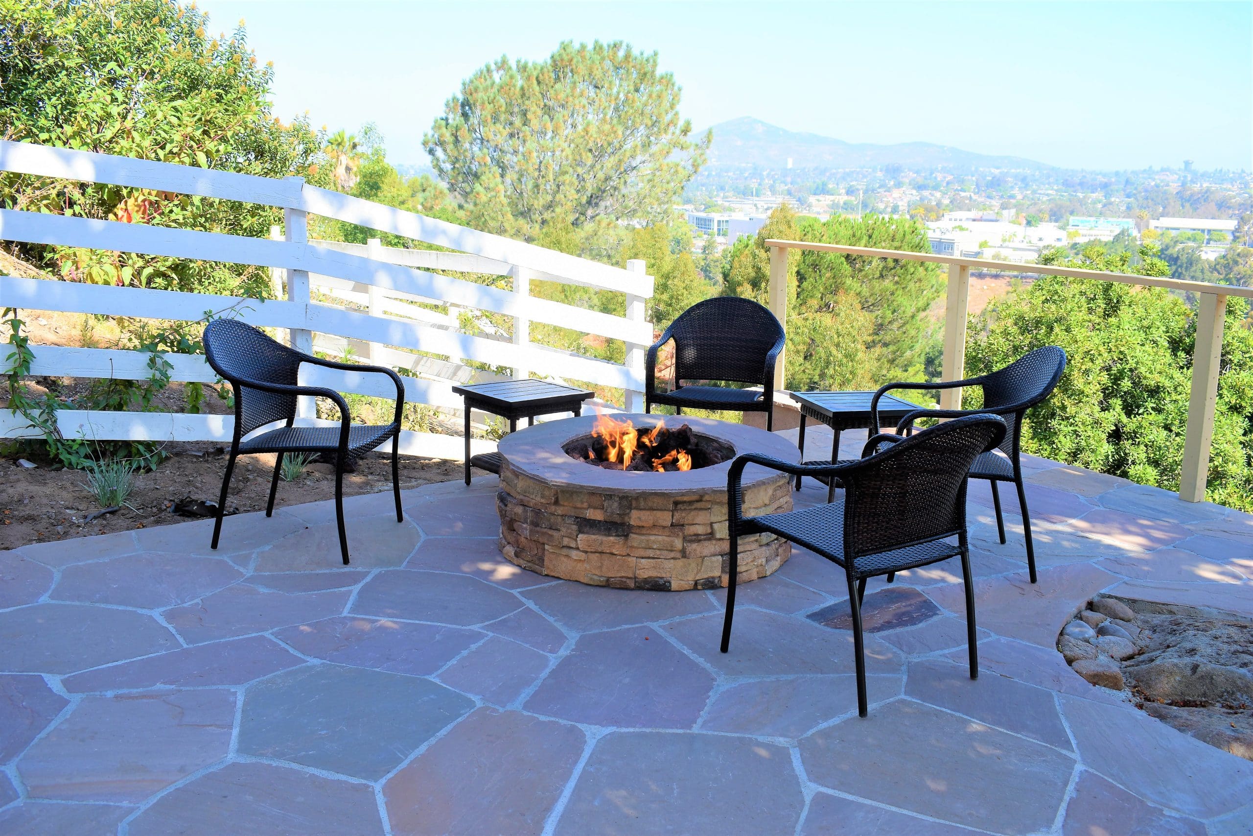 Backyards in the San Diego, CA area